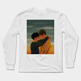 Nick and Charlie - Heartstopper - sunset Long Sleeve T-Shirt